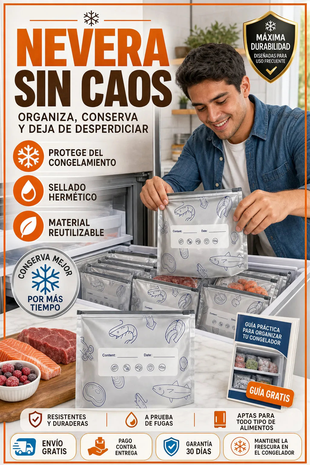 Bolsas para congelador JY-2594