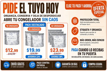 Bolsas para congelador JY-2594