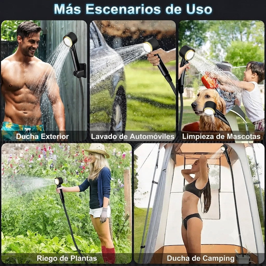 DUCHA PORTATIL PARA CAMPING JY-2643